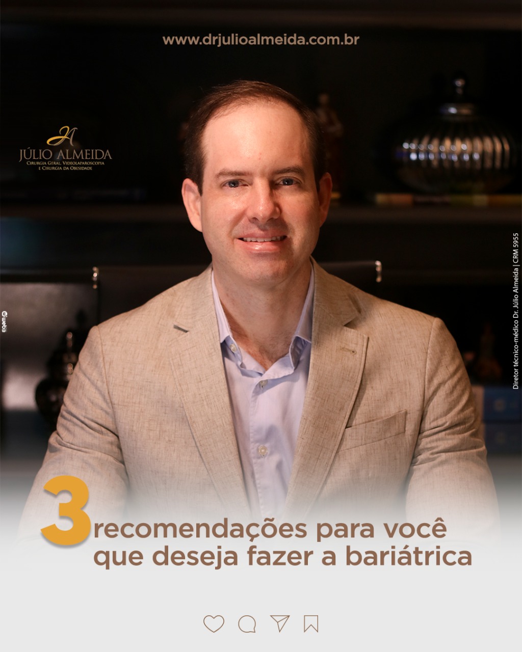 Dr Alexandre - 3 recomendações para você que deseja fazer a bariátrica
