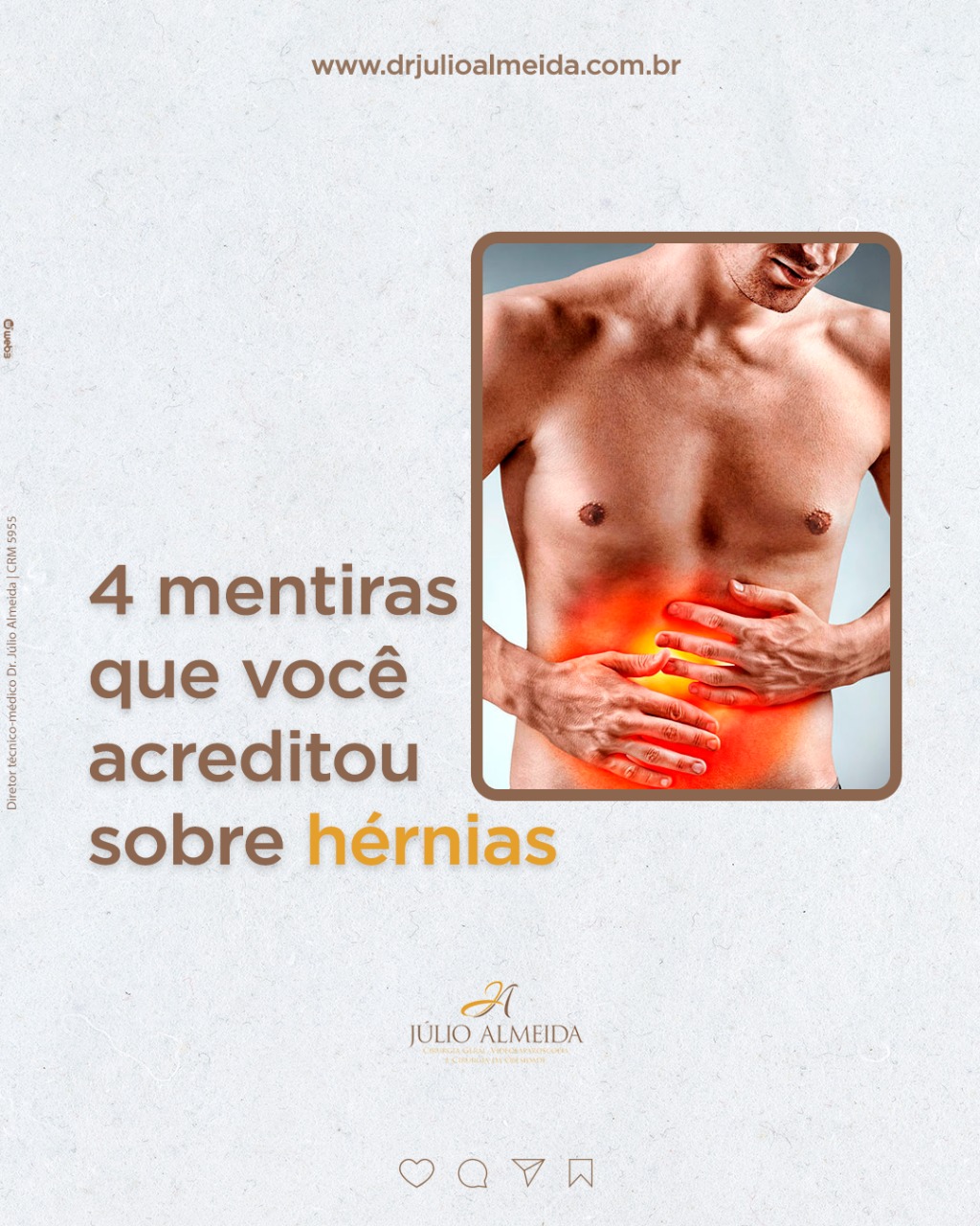 Dr Alexandre - 4 mentiras que você acreditou sobre hérnias